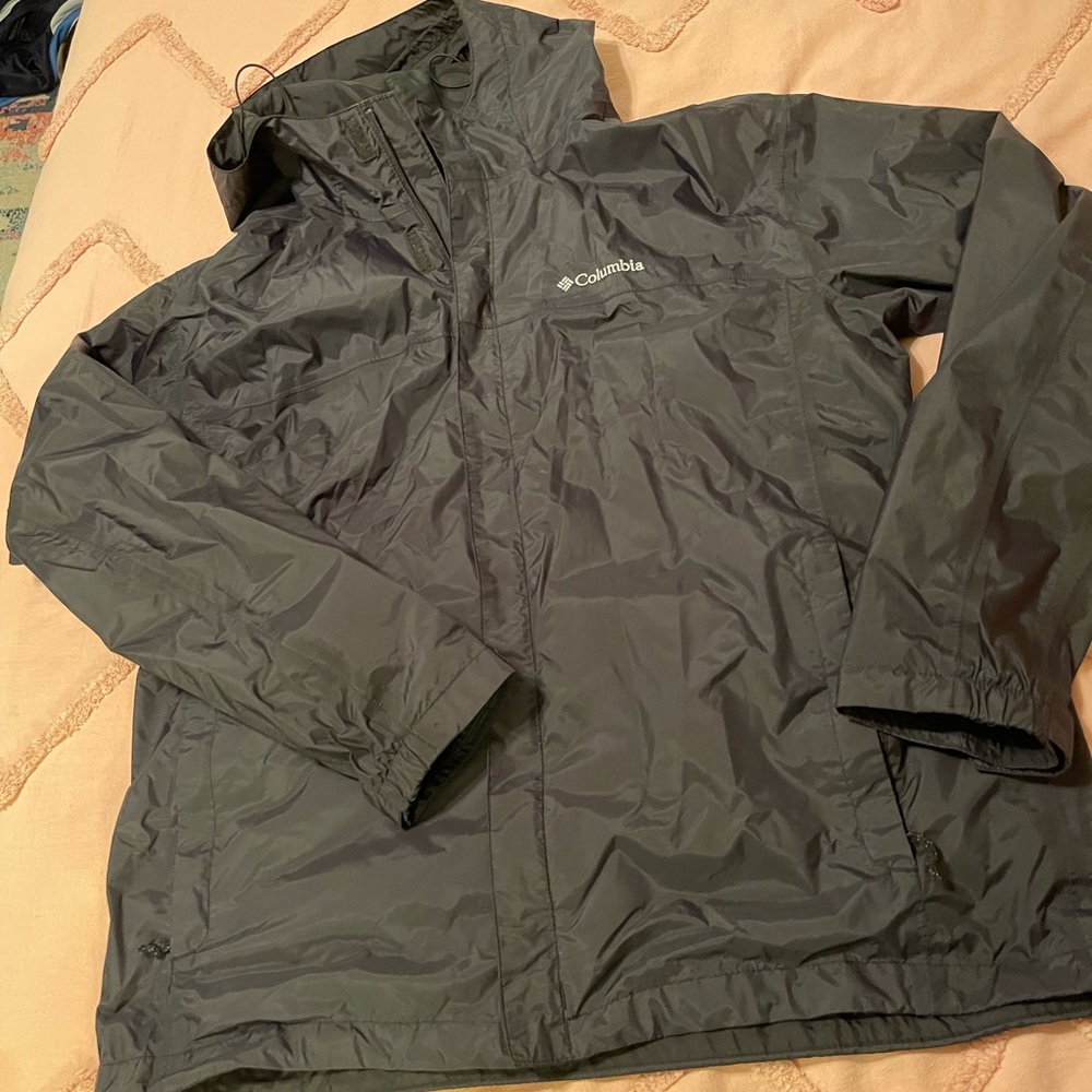 Mens Columbia rain jacket